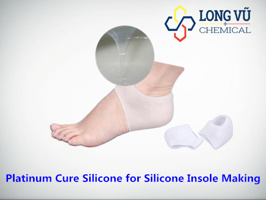 silicone làm đế chân bạch kim platinum