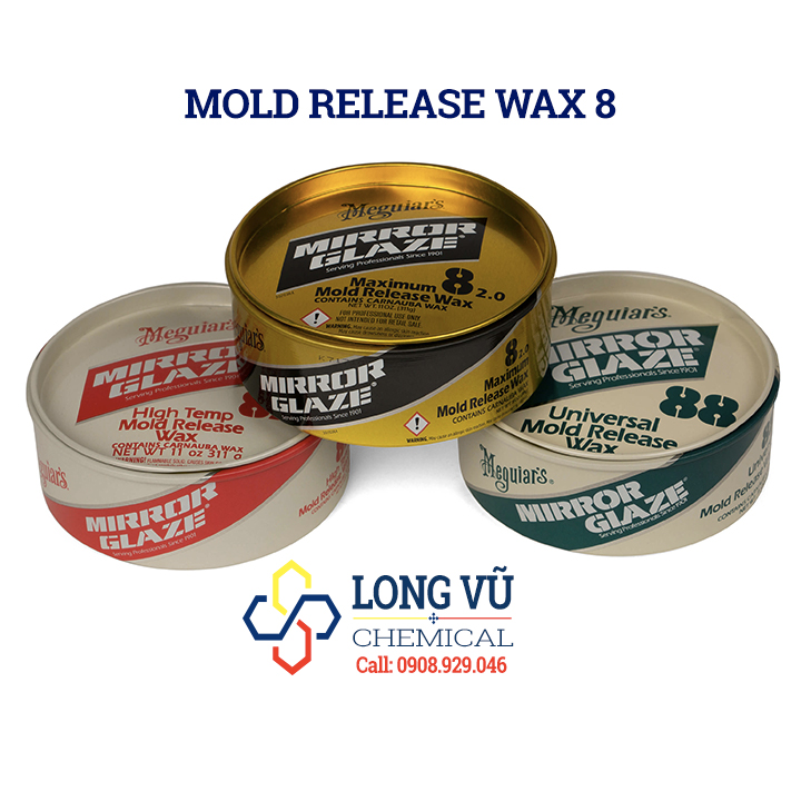 Sáp chống dính khuôn Wax 8 Mold Release Composites Long Vũ