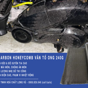 Vải Carbon Fiber 3k Honeycomb - 03