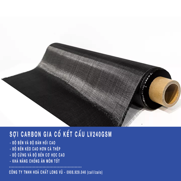 sợi carbon cfrp gia cố kết cấu xây dựng